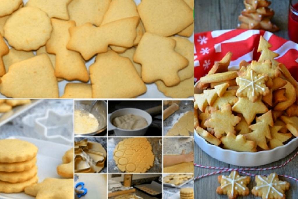 Bolachas de natal perfeitas, receita rápida pronta em 5 minutos no forno