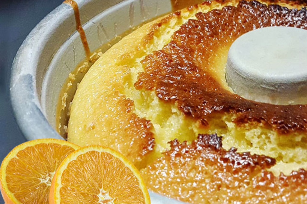 Bolo de laranja úmido, anote ai os ingredientes e surpreenda com esse bolo fofinho